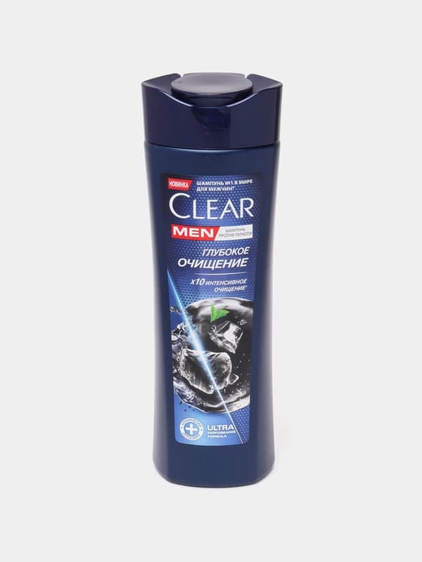 Шампунь для волос Clear Men, глубокое очищение, 380 мл