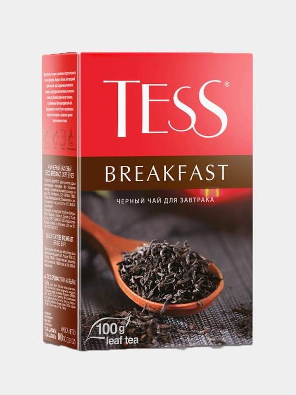Чай черный листовой Tess Breakfast, 100 гр