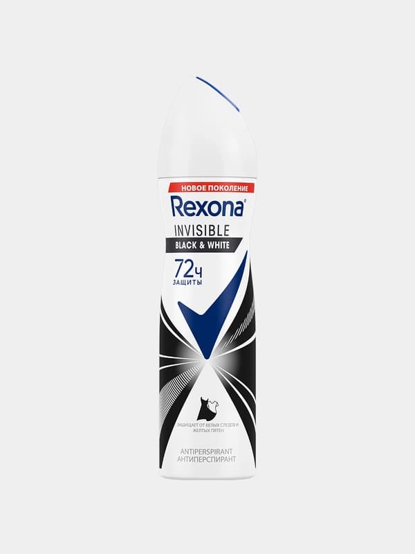 Дезодорант-антиперспирант для женщин Rexona Invisible Aqua, 150 мл