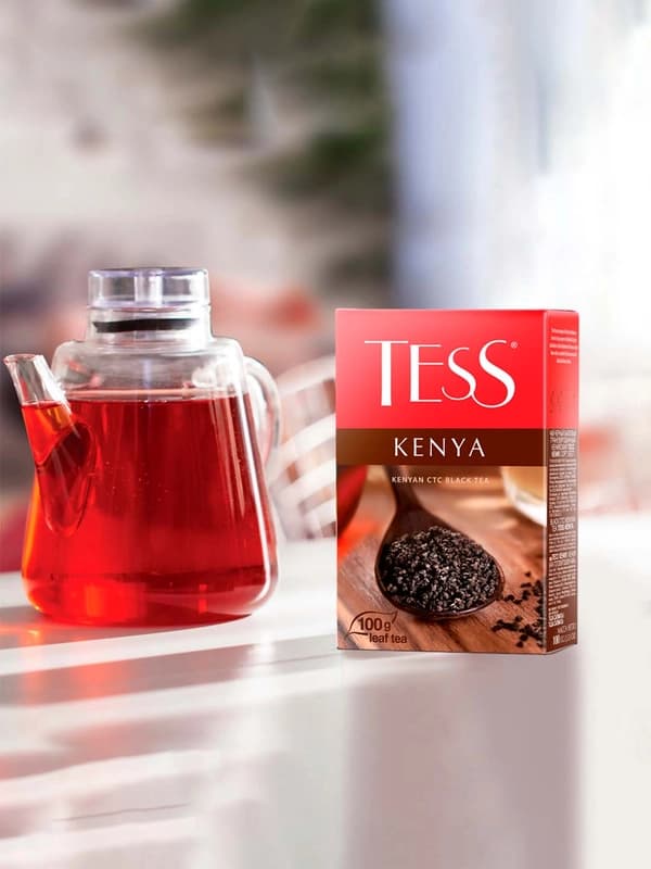 Чай чёрный Tess Kenya, листовой, 100 г