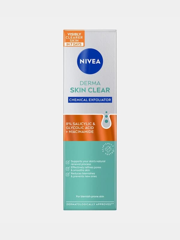 Химический пилинг Nivea для отшелущивания кожи "Derma skin clear" 40мл