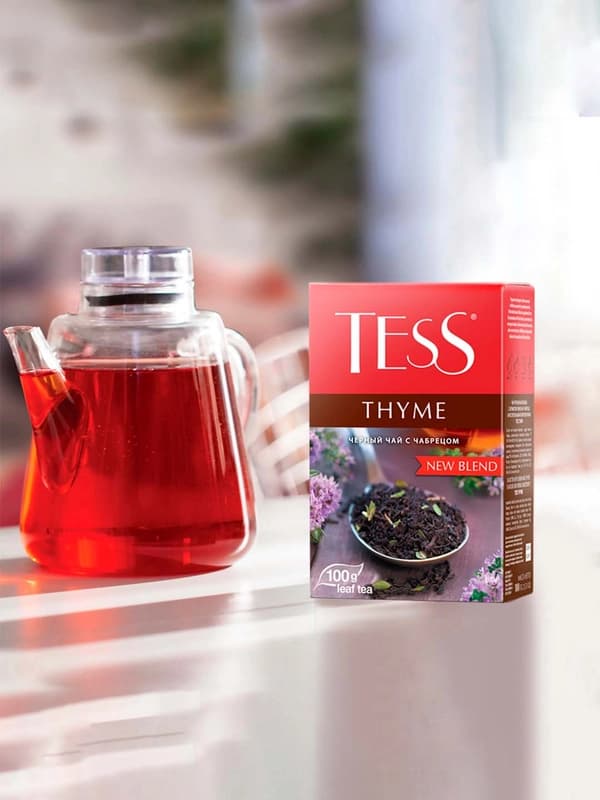 Черный чай Tess Thyme, листовой, 100 г