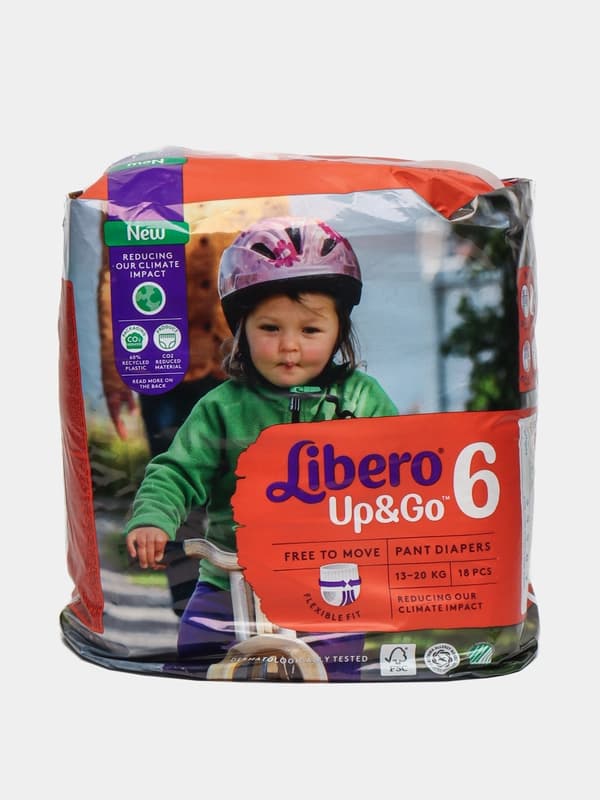 Детские подгузники Libero Up&Go 6 S2, 18 шт