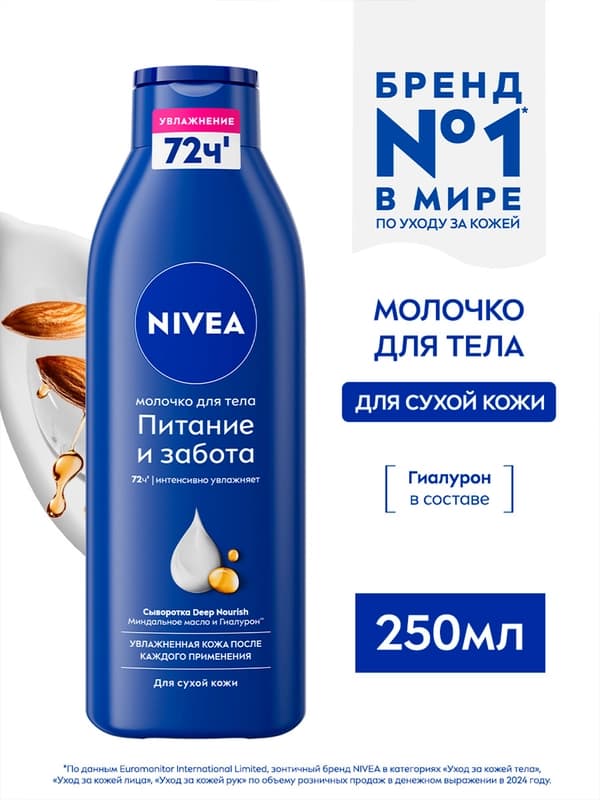 Молочко для тела "Питание и забота"