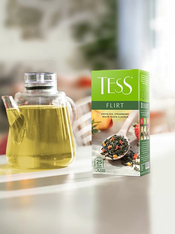 Чай зеленый Tess Flirt green, 1.5 г, 25 шт