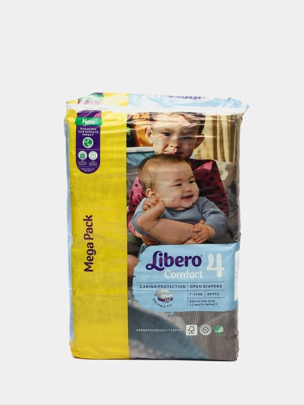 Подгузники для детей Libero Comfort 4 mx, 80 шт