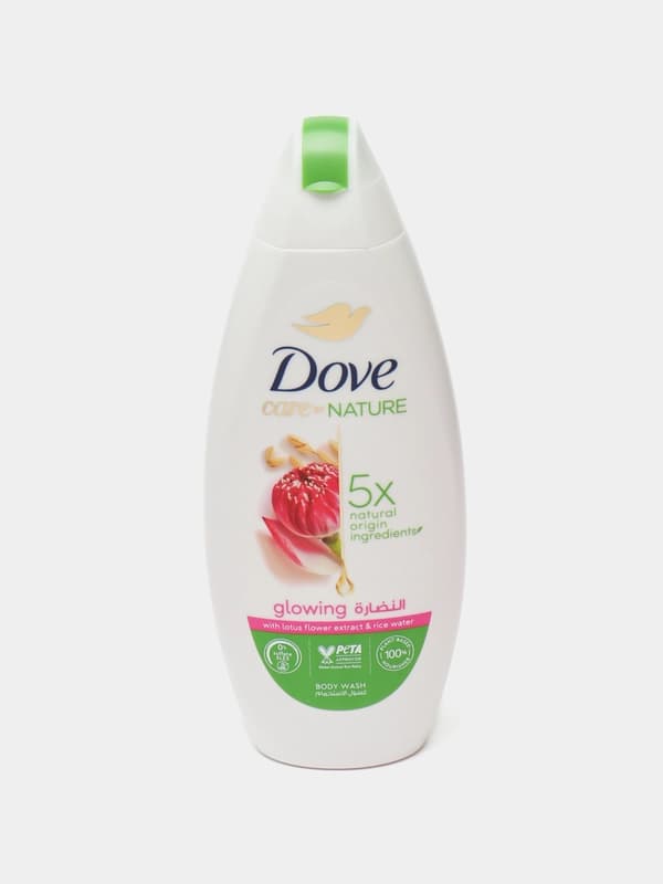 Гель для душа DOVE BW GLOWING LOTUS DUNE, 250 мл