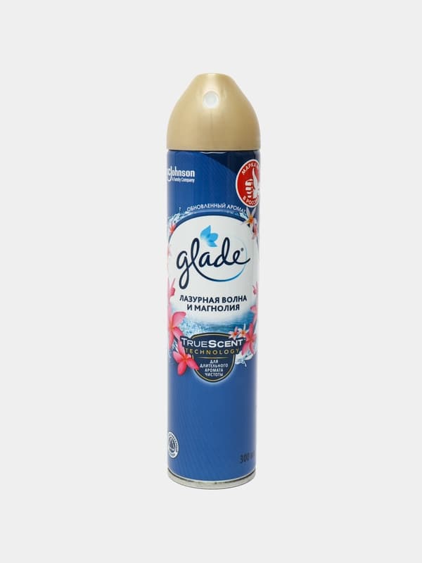 Аэрозоль Glade лазурная волна и магнолия, 300 мл