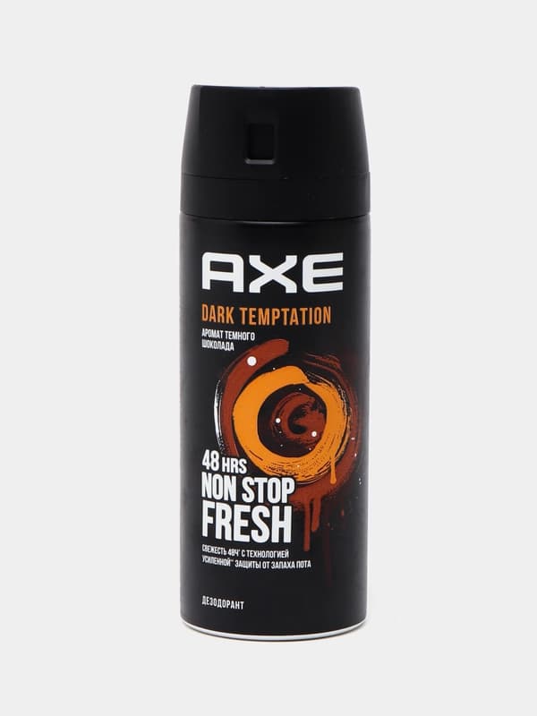 Дезодорант-спрей для мужчин Axe Dark Temptation аромат тёмного шоколада, 150 мл