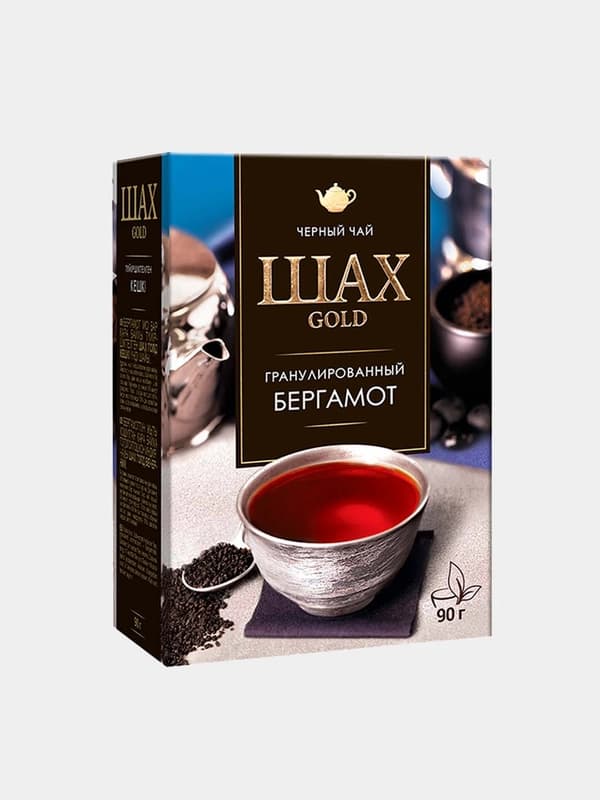 Чёрный чай ШАХ Gold, вечерний, 90 г