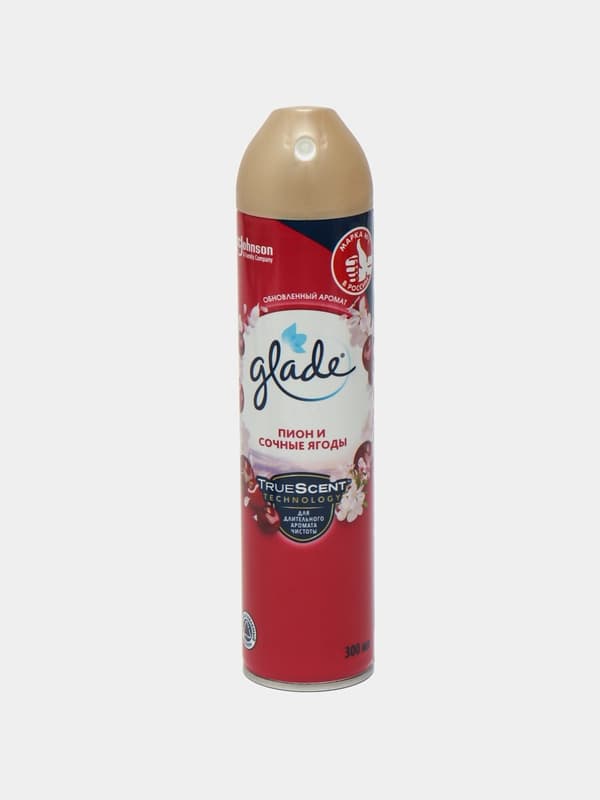 Освежитель воздуха Glade пион и сочные ягоды, 300 мл