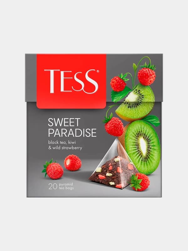 Чай черный TESS SWEET PARADISE, 1,8 гр х 20 шт