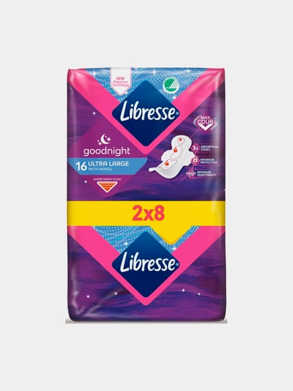 Женские прокладки LIBRESSE Ultra Night wing ew, 5x16p