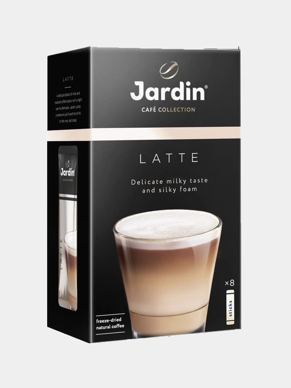 Кофе Jardin Latter premium mix, 18 г, 8 шт
