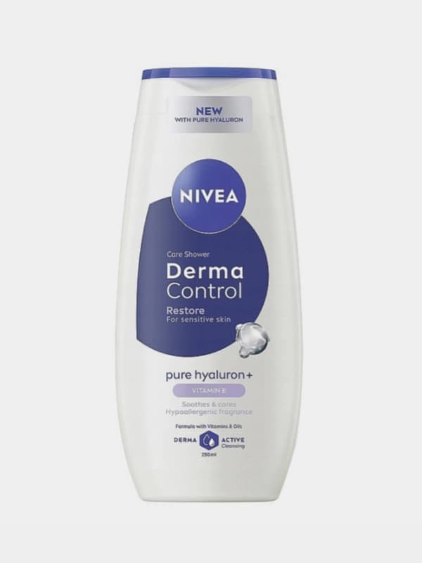 Гель-уход для душа NIVEA DERMA CONTROL Restore для чувствительной кожи, 250 мл