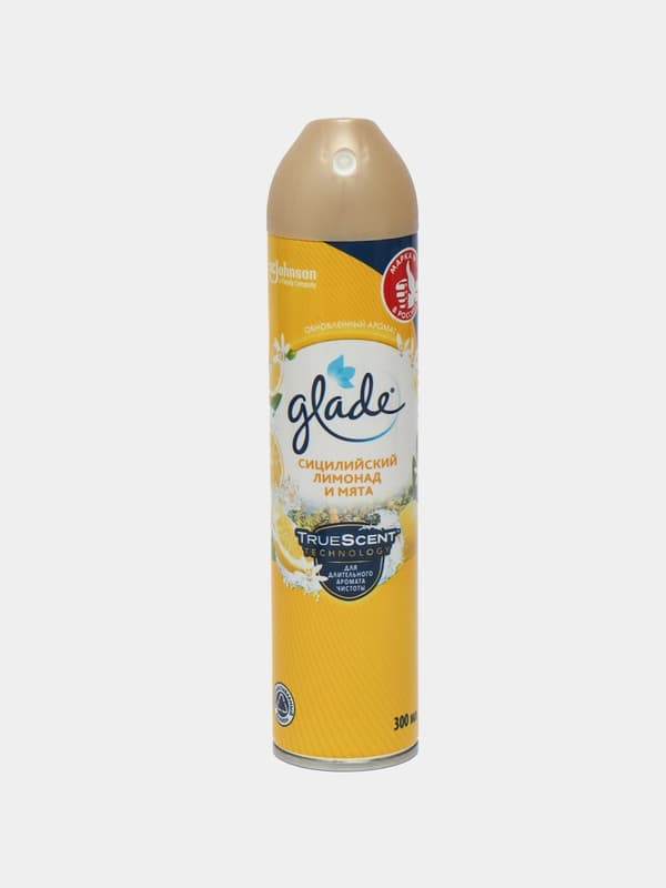 Освежитель воздуха Glade сицилийский лимонад и мята, 300 мл