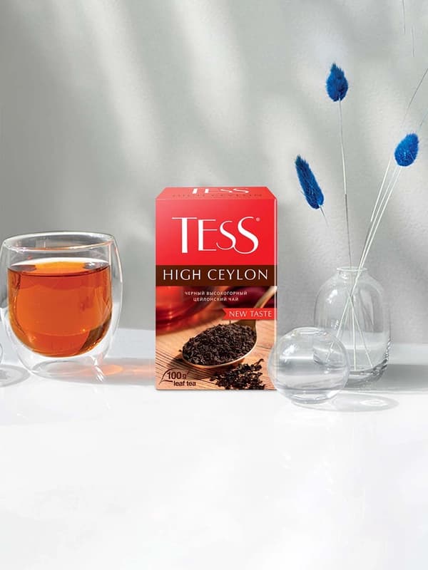 Чай черный Tess Ceylon, листовой, 100 г