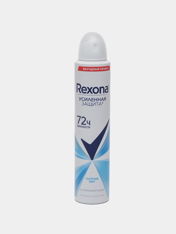 Дезодорант для женщин Rexona Cotton dry, 200 мл